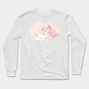 Cute Sleeping Chibi Long Sleeve T-Shirt